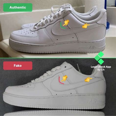 gefaked oder echt nike air force 1|Nike Air Force 1 logo.